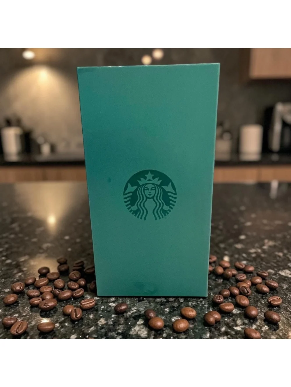 Starbucks Metallic Rose Gold Tumbler Cup Black Straw New Open Box